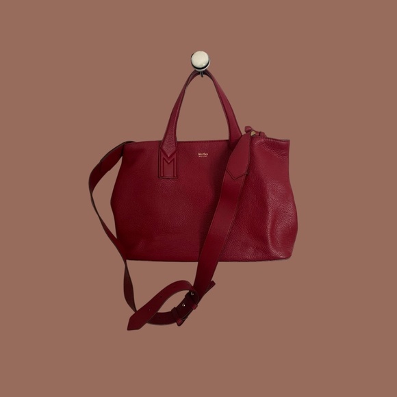 MaxMara Deerskin Print Leather Tote - Picture 2 of 7